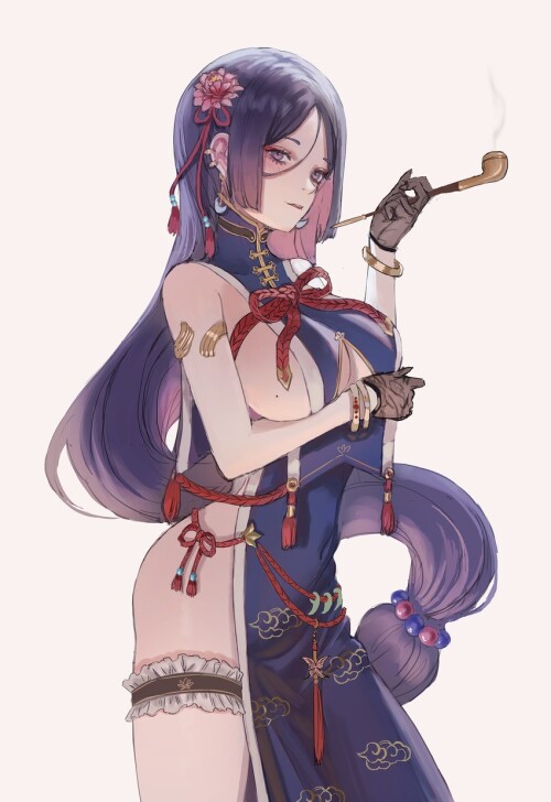  minamoto no raikou fate and 1 more drawn by gold can sample c72de92379e5d266b462911103fd4fd3