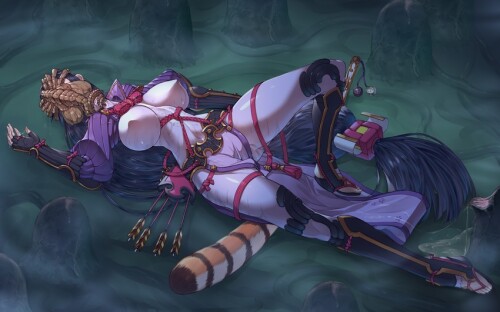  minamoto no raikou facehugger and ovomorph fate and 2 more drawn by cero320 sample 6a0882607208aa87