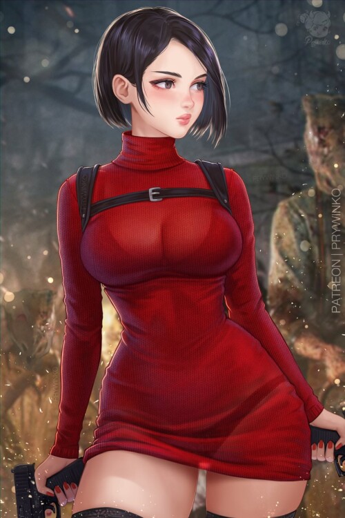  ada wong and dr salvador resident evil and 2 more drawn by prywinko sample db07596c3b454061c9bfae49