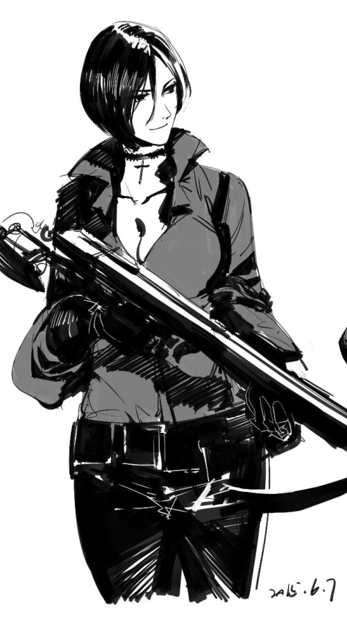  ada wong resident evil and 1 more drawn by ruukii drift 4031a1e910506a8a24c9cf6f77856824