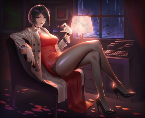  ada wong resident evil and 2 more drawn by louis hung sample c8c67c28f80406a517ac314d4a66d320