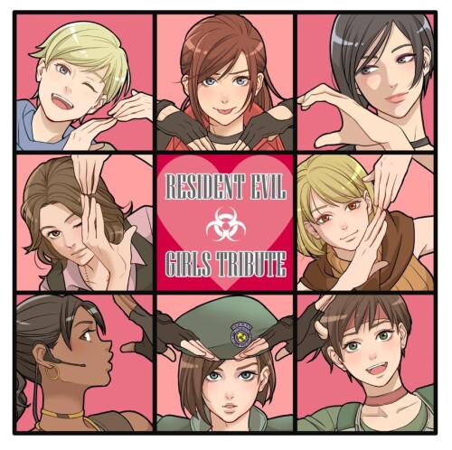  jill valentine ashley graham ada wong claire redfield sherry birkin and 3 more resident evil and 6 