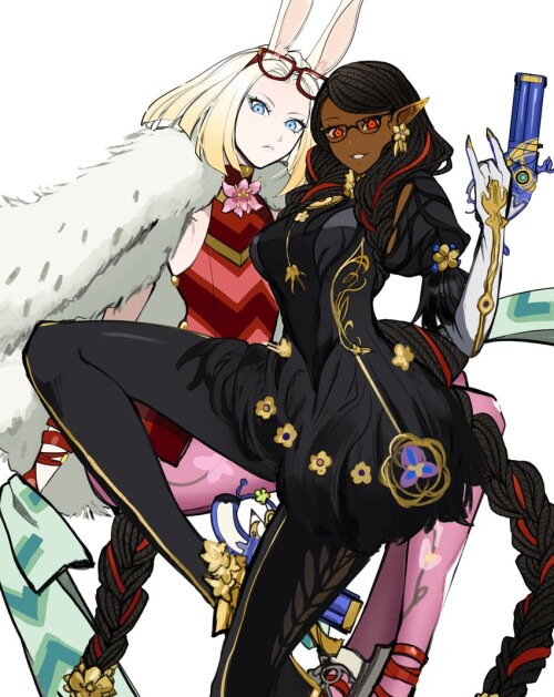  bayonetta jeanne gilgamesh and enkidu original and 2 more drawn by kyou iuciferic sample fb95db7c99