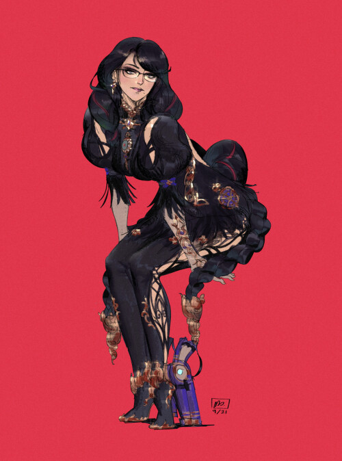  bayonetta bayonetta and 1 more drawn by artmigu sample e9fca29a58e7adc24e35082a1a14c2b6