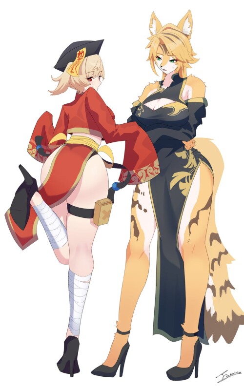  burnice white and pulchra fellini zenless zone zero drawn by nekoni 514 sample 2ec9da6ce5fb7cc43d02