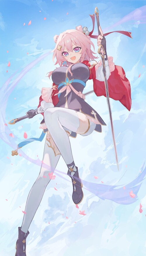  march 7th honkai and 1 more drawn by pmmg sample 68383694f9adf401bacd76e15a5ffd75