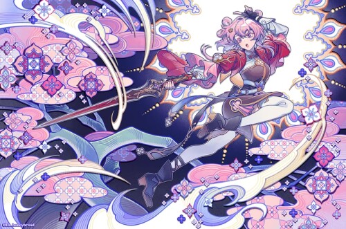  march 7th honkai and 1 more drawn by im honeybread sample a10d23613b6df24f503c08c42f339089