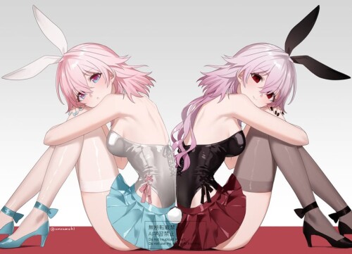  march 7th and evernight honkai and 1 more drawn by umoumohl sample 146b7839b319e81eb671598899a500b9