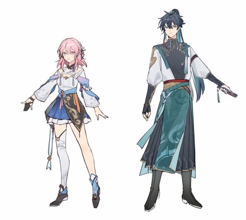  march 7th and dan heng honkai and 1 more drawn by hanaki yuu sample bb1333358460eef53aa1d9530964369
