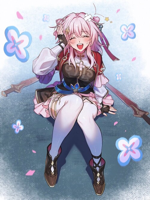  march 7th honkai and 1 more drawn by rararamsh sample 253fdf9c8171d4b9e51ee9a04d31a52e