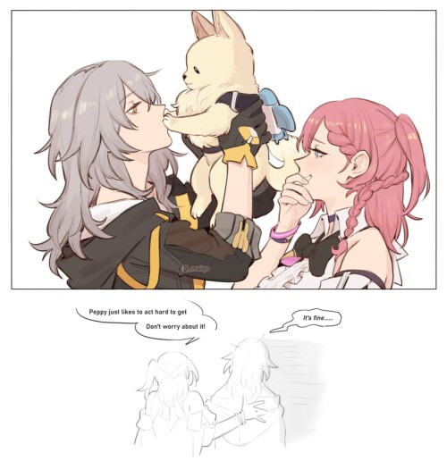  trailblazer stelle asta and peppy honkai and 1 more drawn by maiqo sample 42f21a427856078feaf4938a9