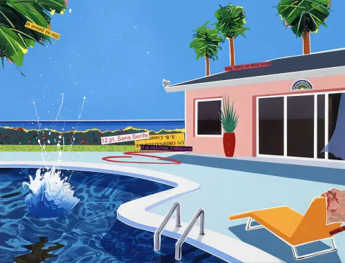 House with pool by Akira Watanabe