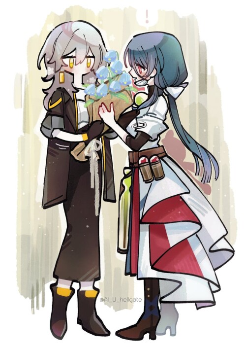  trailblazer stelle and natasha honkai and 1 more drawn by umiushi u sample 0c6f0082b69ec1553abc5d69