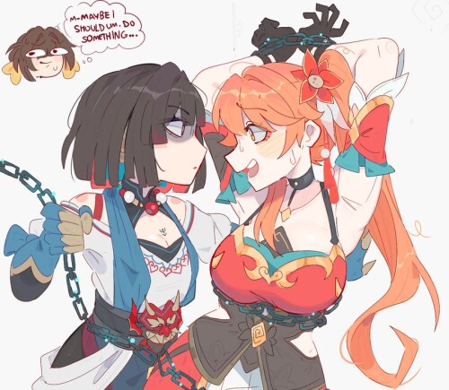  sushang guinaifen and xueyi honkai and 1 more drawn by unfamousradish sample dc9519d474a4c9cc43a37b