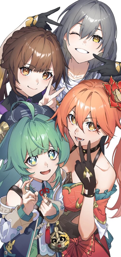  trailblazer stelle huohuo sushang and guinaifen honkai and 1 more drawn by aoto rei sample 58dcdd58