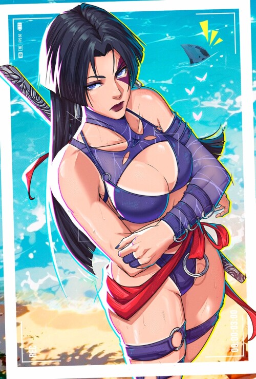  psylocke and jeff the land shark marvel and 2 more drawn by jhony caballero sample 81b01dfef155a032