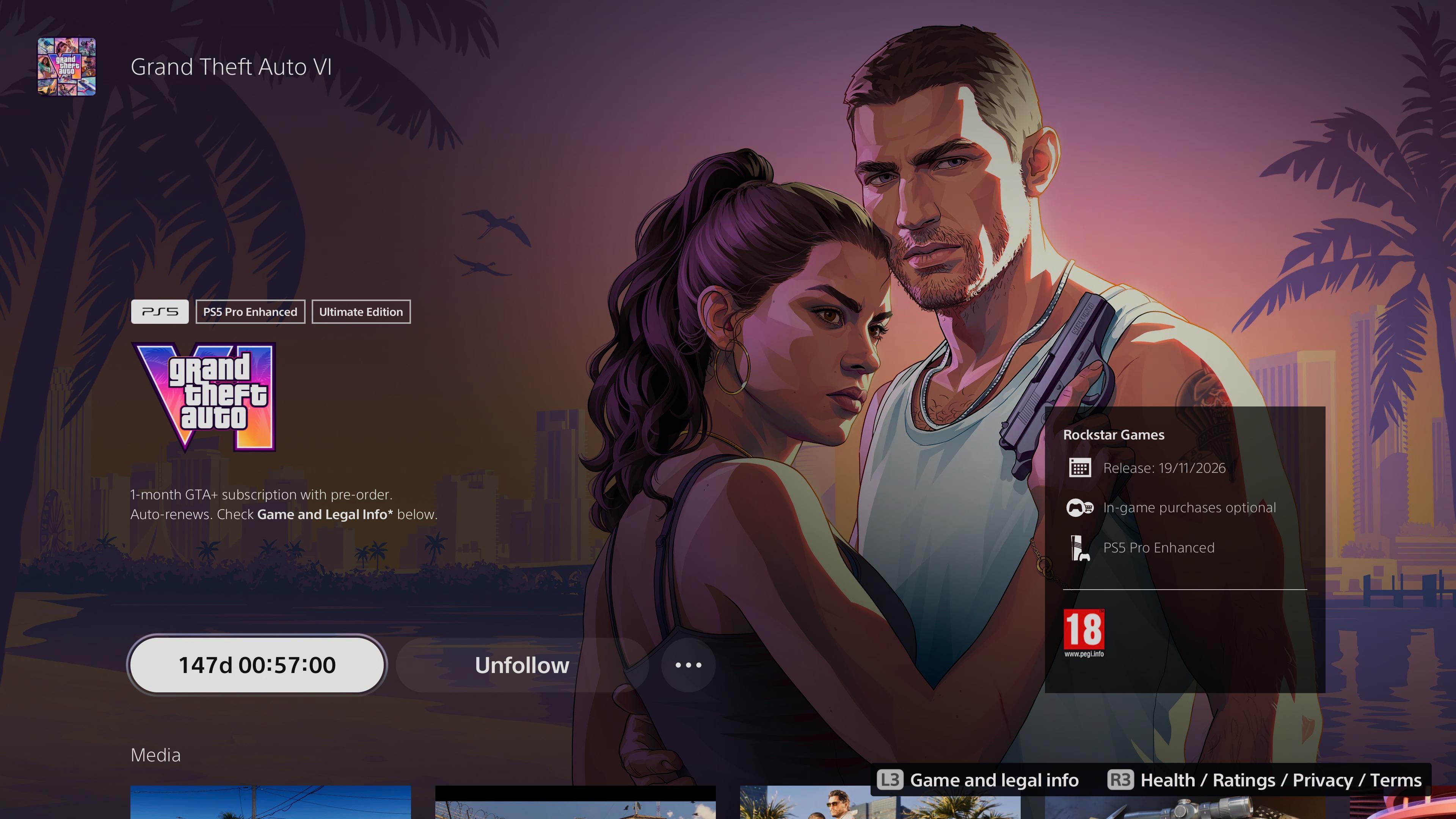 GTA VI opens pre-orders on June 25 at midnight local time ($79.99/€79. ...