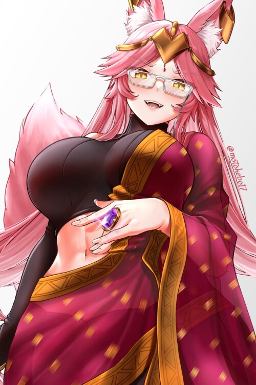  tamamo koyanskaya and koyanskaya fate and 1 more drawn by motokebo17 sample ec54d64214968e875540db0
