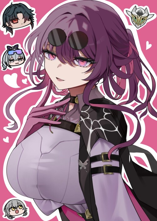  trailblazer firefly stelle kafka silver wolf and 2 more honkai and 1 more drawn by san harutuki 3 s