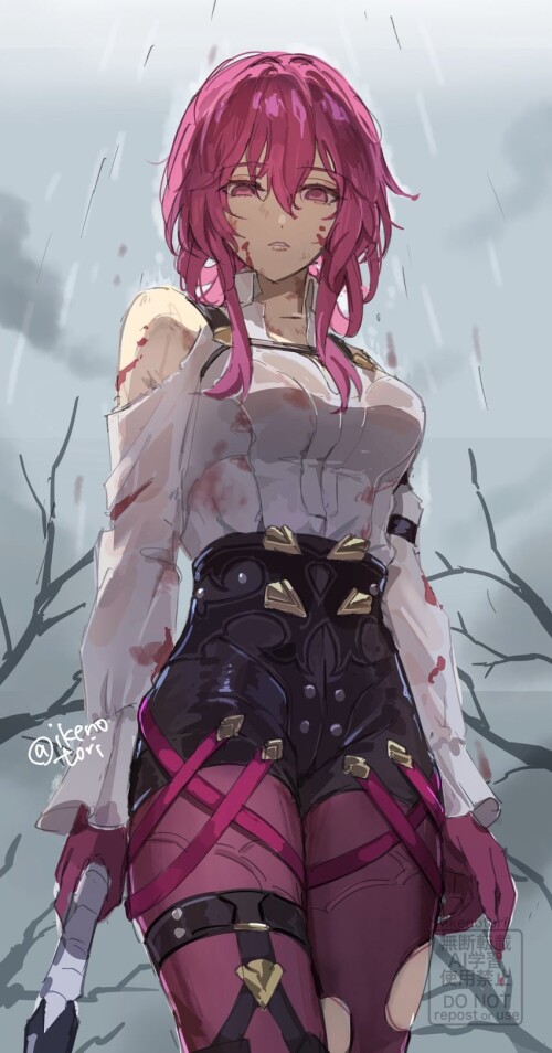  kafka honkai and 1 more drawn by ikenotori sample 627d86df50472a7bd60c5bb091056288