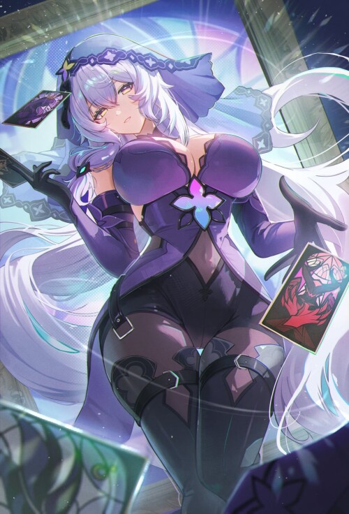  black swan honkai and 1 more drawn by suisen suisenhwa sample 317e7cc431f54919cbc8ffc140de3985