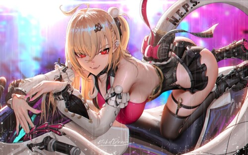  cissia and chalky zenless zone zero drawn by liang xing sample d6abc33a49000f87cf2ae04f1bebcf4c