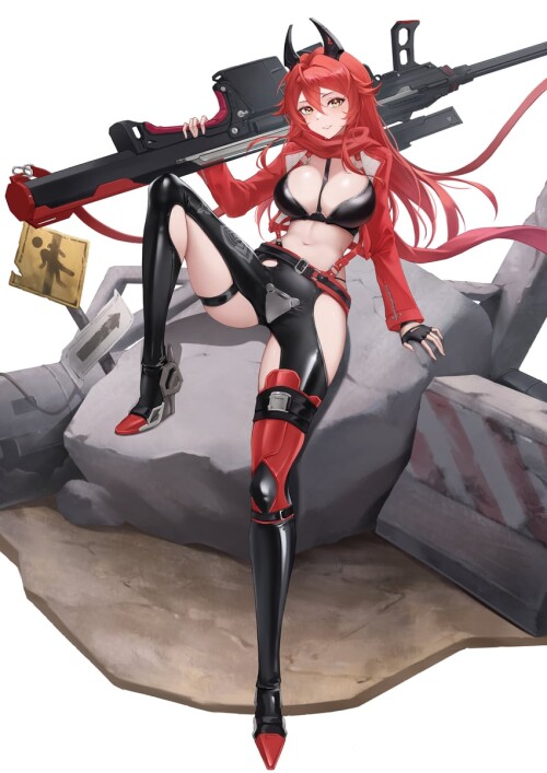  red hood goddess of victory nikke drawn by wo de jin sun sample 2609a33267f0320504c9db9931f62982