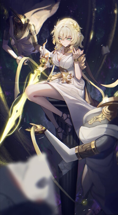 aglaea honkai and 1 more drawn by qilinv sample c2fe5b3f4d72e7db601184242f90fb31