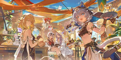  phainon cipher anaxa aglaea topaz and 3 more honkai and 1 more drawn by mento sample 7819265b6ef1ae