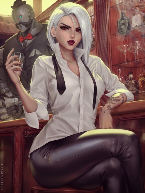 ashe and bob overwatch and 1 more drawn by sciamano240 sample ca98dd167af6e556ac3835e57de1a5cc