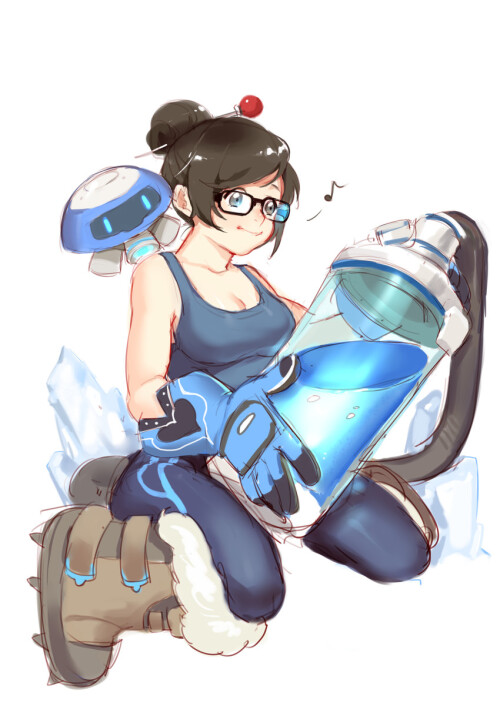  mei and snowball overwatch and 1 more drawn by bahao diqiu sample 4f322282d89c9eb456d97558800149d9