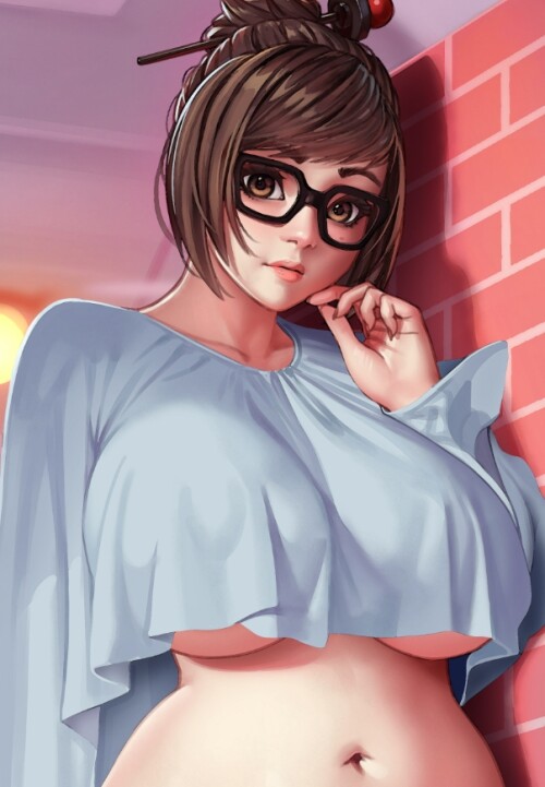  mei overwatch and 1 more drawn by nikichen 5d0004300432ed5f80ba7a15d3d15b78