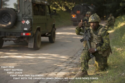 CAF sword chest rig
