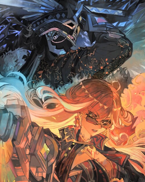  mavuika and capitano genshin impact drawn by ichigoh sample ed487e1348a4de05c1610b1d50c0adbb