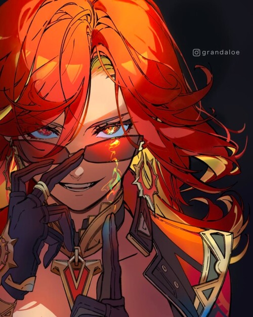  mavuika genshin impact drawn by grandaloe sample 6e9fe9396a0b0c14f187ea69a4929c36