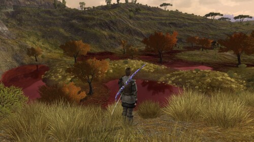 Der Rote Sumpf außerhalb von Agamaur in den Einsamen Landen