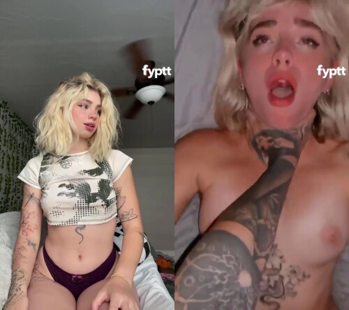 Leaked sex TikTok blonde girl gets fucked in both holes with a creampie FYPTT 720p v4