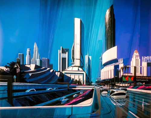 Syd Mead Future Cities - Los Angeles