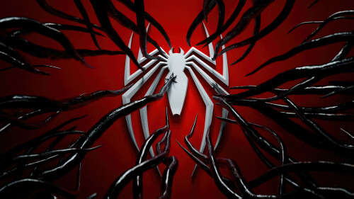 Marvel's Spider-Man 2, video game, symbiote, logo, wallpaper, 3840 x 2160, summer