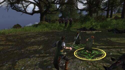 Boromir defending the Hobbits - 2
