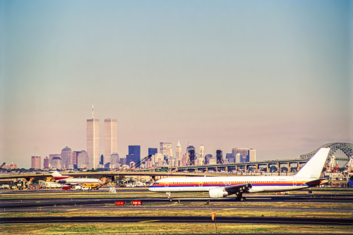 JFK and the NYC Cityscape (filter) by Manhattan4