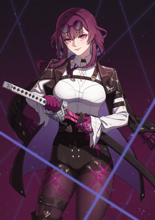  kafka honkai and 1 more drawn by tsuume sample 070531808a2f24e92fea28e3b76bfce3
