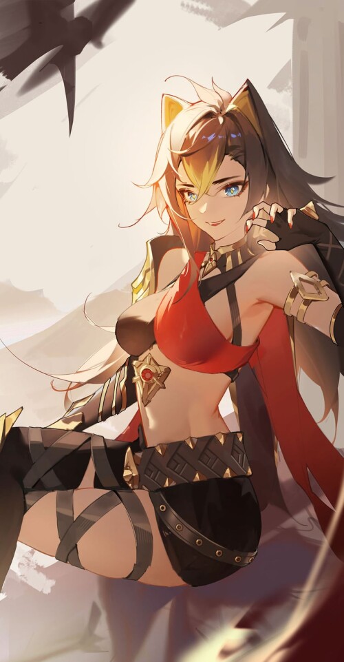  dehya genshin impact drawn by j fang sample b081d7f33e21f1a844b6c27f6037323e