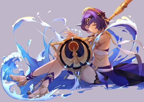  candace genshin impact drawn by yingzi luren sample a3074a943fe519a9b6a29081b3cd4348