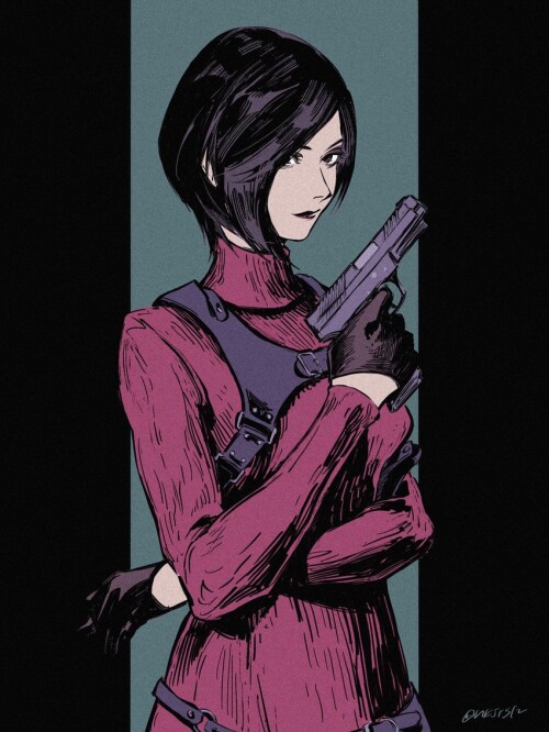  ada wong resident evil and 2 more drawn by fune nkjrs12 sample a18a2e1f6c39022508c6a5a9600386d5