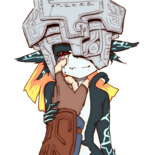  link and midna the legend of zelda and 1 more drawn by 370ml 7ed12fb0401267d09209ca3d058f8026