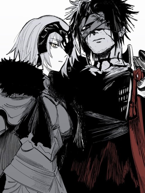  jeanne d arc alter jeanne d arc alter and chiemon fate and 1 more drawn by mizutaki yakko sample 3f