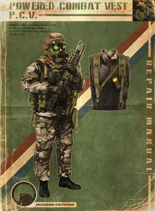dan davies pcv suit poster