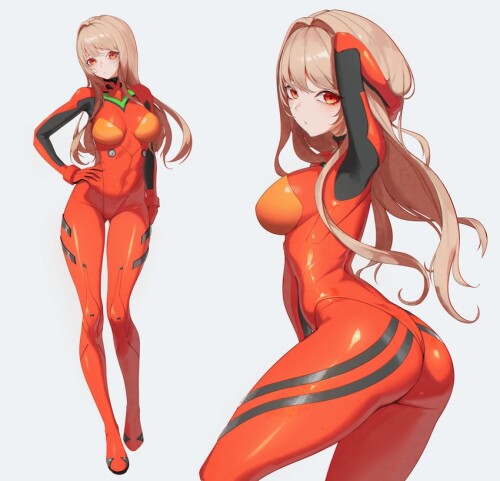  souryuu asuka langley and rapi neon genesis evangelion and 1 more drawn by elias2art sample 648ff9b