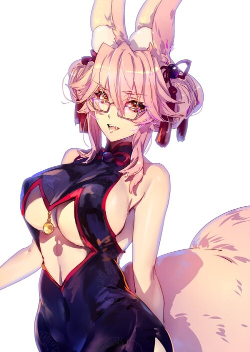  tamamo koyanskaya and koyanskaya fate and 1 more drawn by kin mokusei sample 8eec3bdf57f4c606596bed